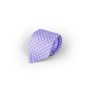 Krawatte, violett gemustert